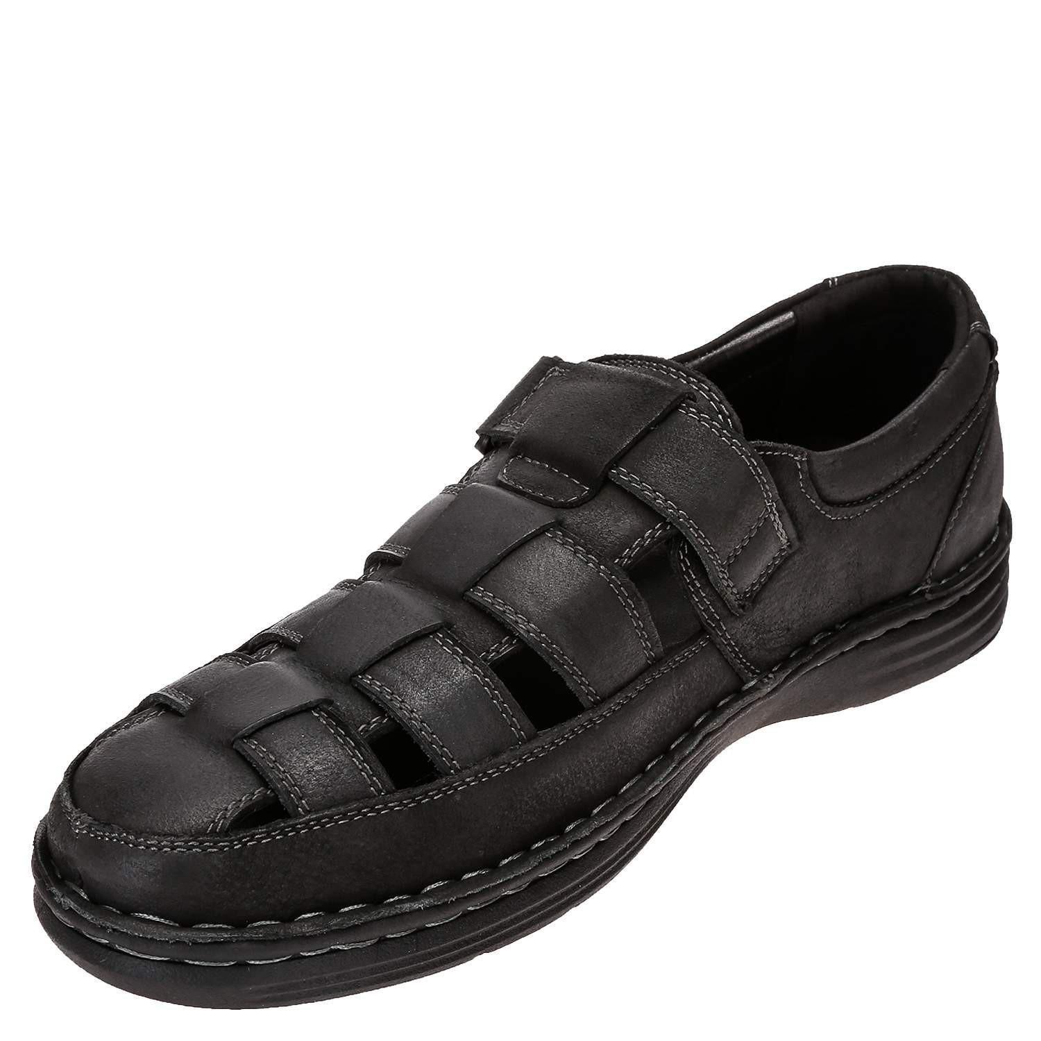 Sandalia Casual Hombre Pluma - S488 Negro-4