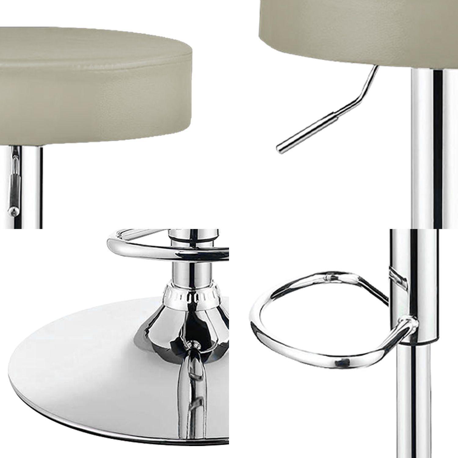 Pack 2 Pisos Bar Taburete Beige-4