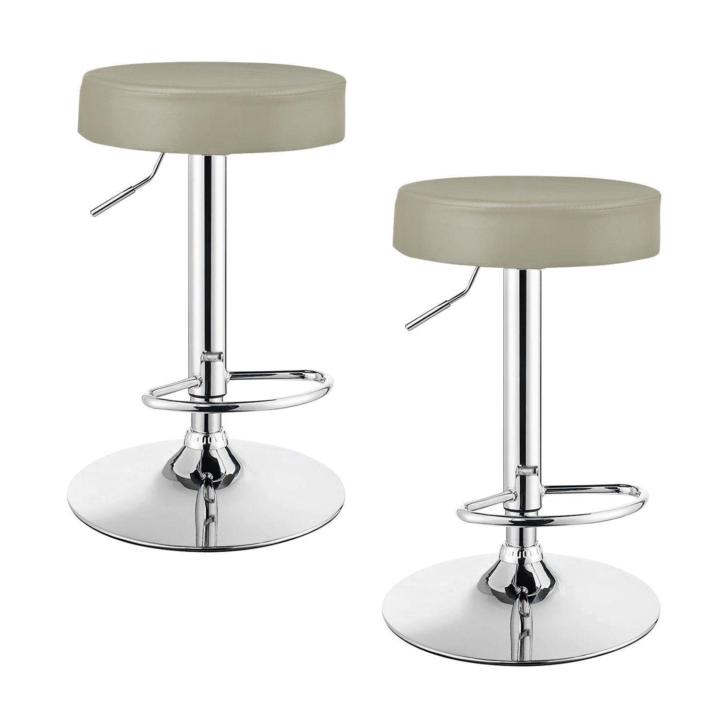 Pack 2 Pisos Bar Taburete Beige-0