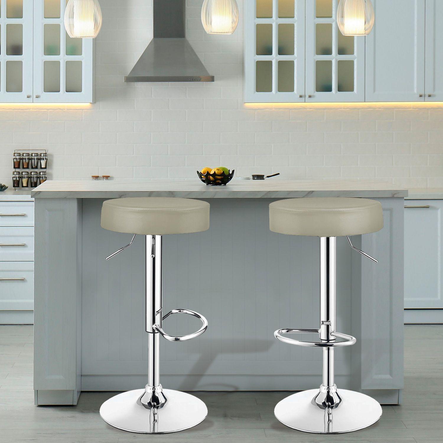 Pack 2 Pisos Bar Taburete Beige-5