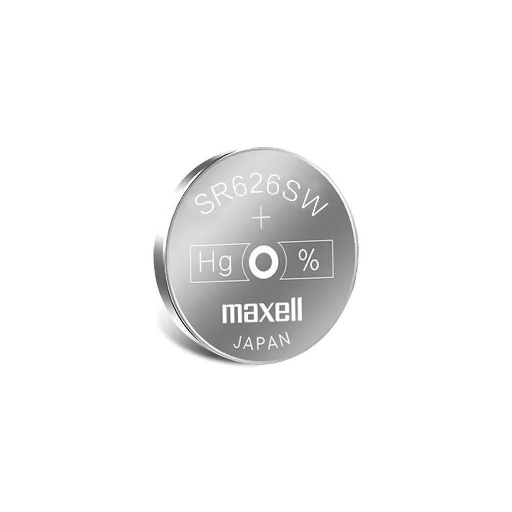 Pack 5 Pilas Maxell Sr626sw 1.55v Silver Oxide Battery-0