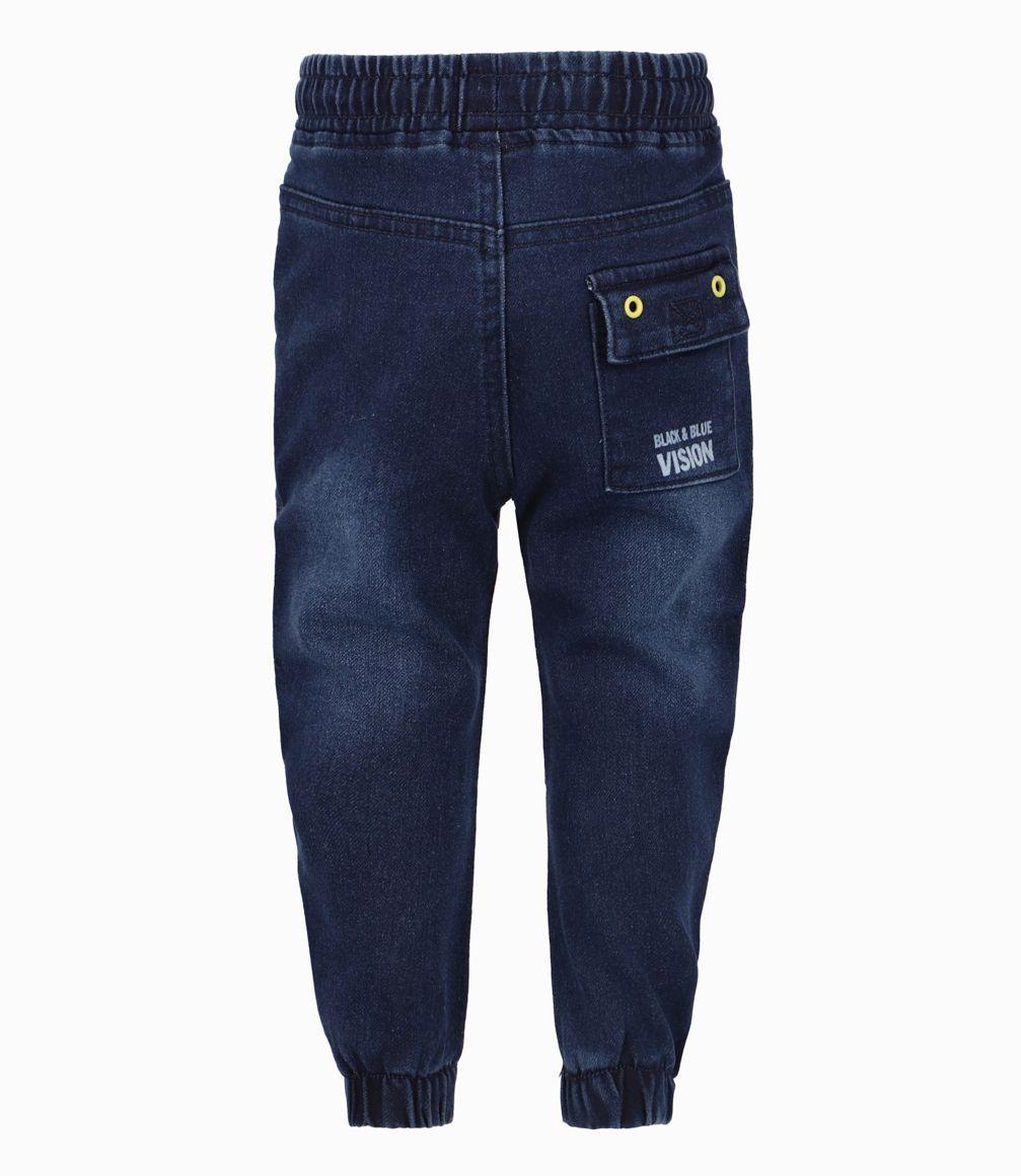 Jeans Básico Bebé Niño Denim Azul Black and Blue-1