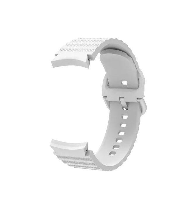 Correa Silicona Compatible Samsung Galaxy Watch 4&5 Blanco 20mm-4