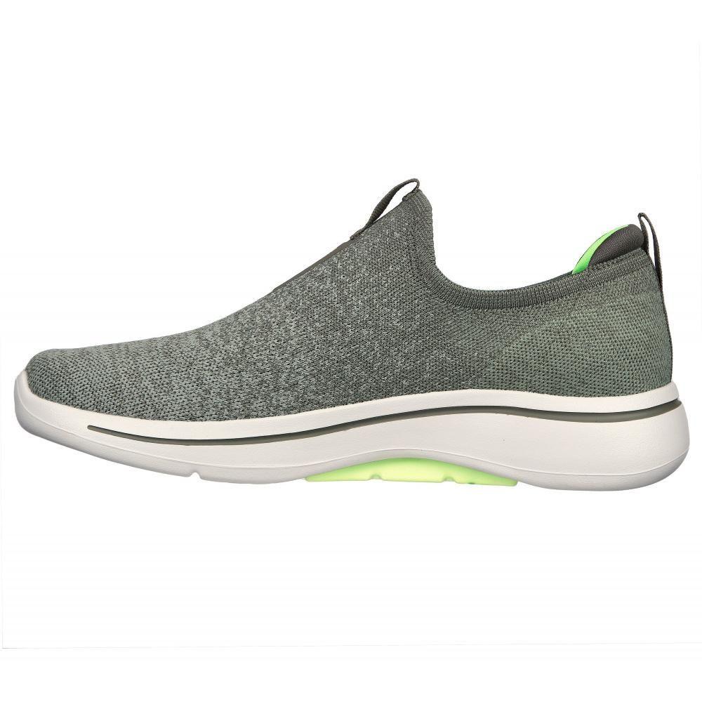 Zapatilla Hombre Go Walk Arch Fit Verde Skechers-3