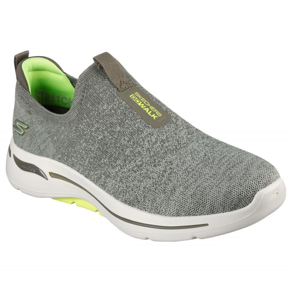 Zapatilla Hombre Go Walk Arch Fit Verde Skechers-0