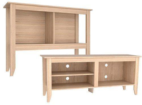 Set Rack Tv + Mesa Arrimo Essential Rovere - Tuhome-1