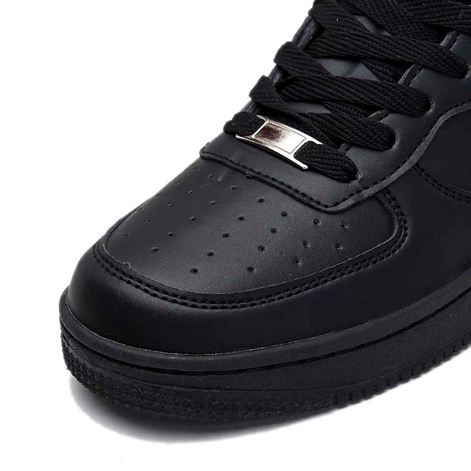 ZAPATILLAS ESCOLARES NEGRAS MODELO UNISEX -3