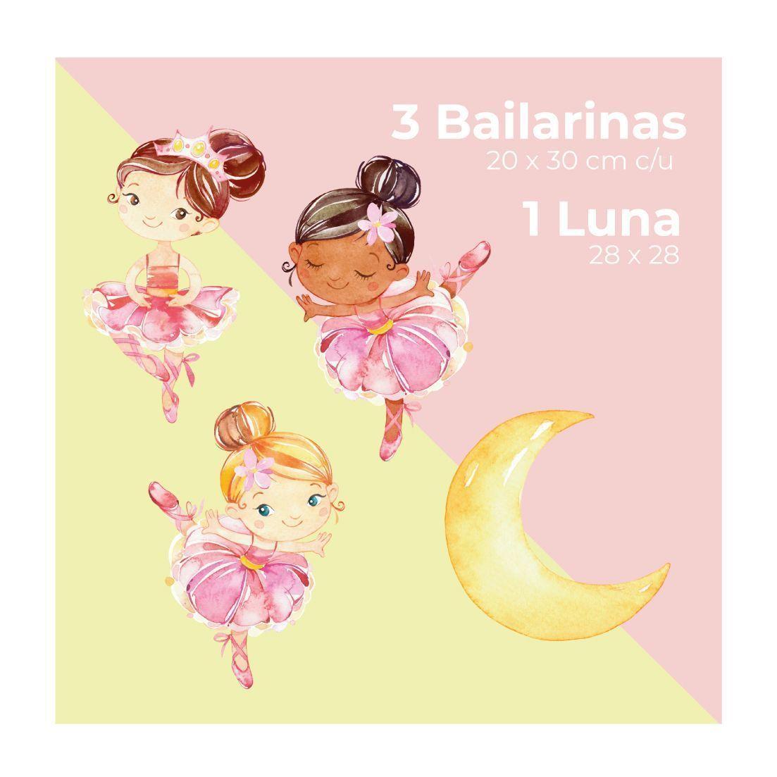 Vinilo Adhesivo Decorativo Bailarinas -1