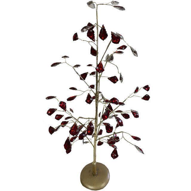 Árbol Decorativo Navidad Piedras Rojas-0