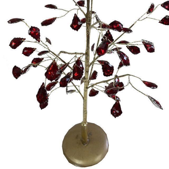 Árbol Decorativo Navidad Piedras Rojas-1