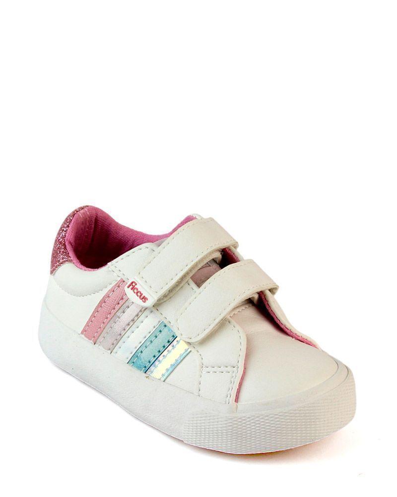 Zapatilla Urbana 2Velcros A Pararse Niña Ficcus-0