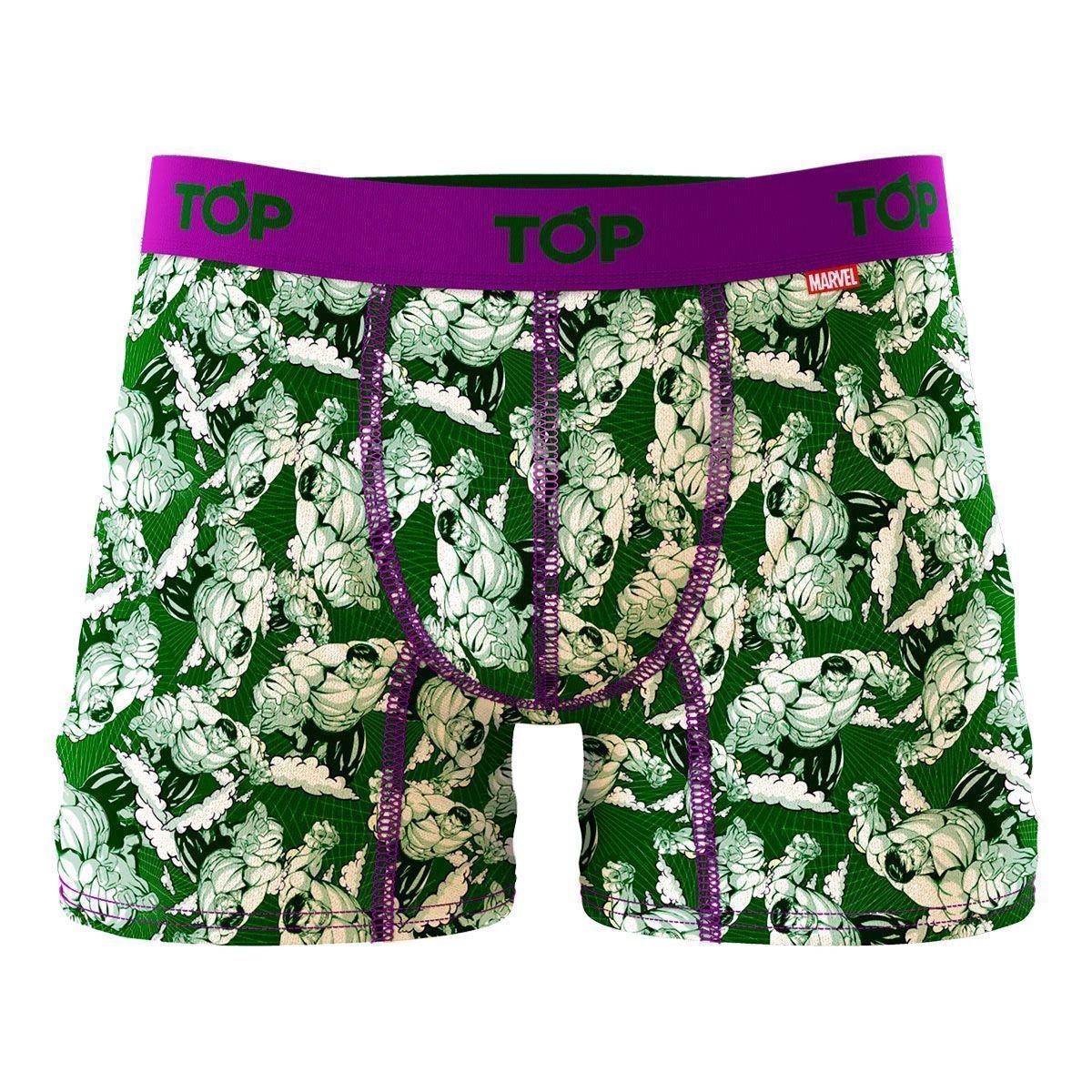 Boxer Medio Microfibra Pack 3 Marvel Hulk Top-1