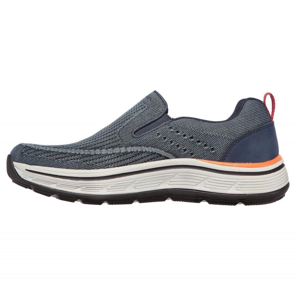 Zapato Hombre Remaxed Azul Skechers-3