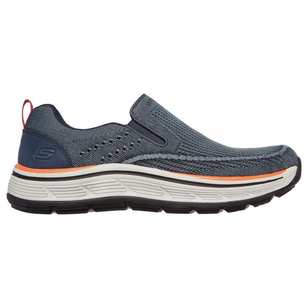 Zapato Hombre Remaxed Azul Skechers-4
