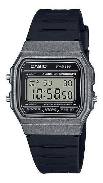 RELOJ CASIO H DIGITAL RESINA F-91WM-1B-0