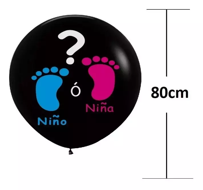 X1 Globo Revelacion De sexo Revelacion De Genero 80cm -2