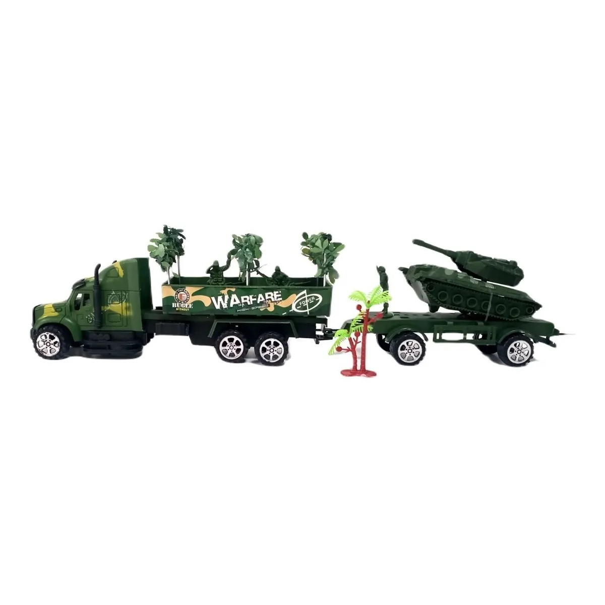 Juguete Camión Militar con Tanque-0
