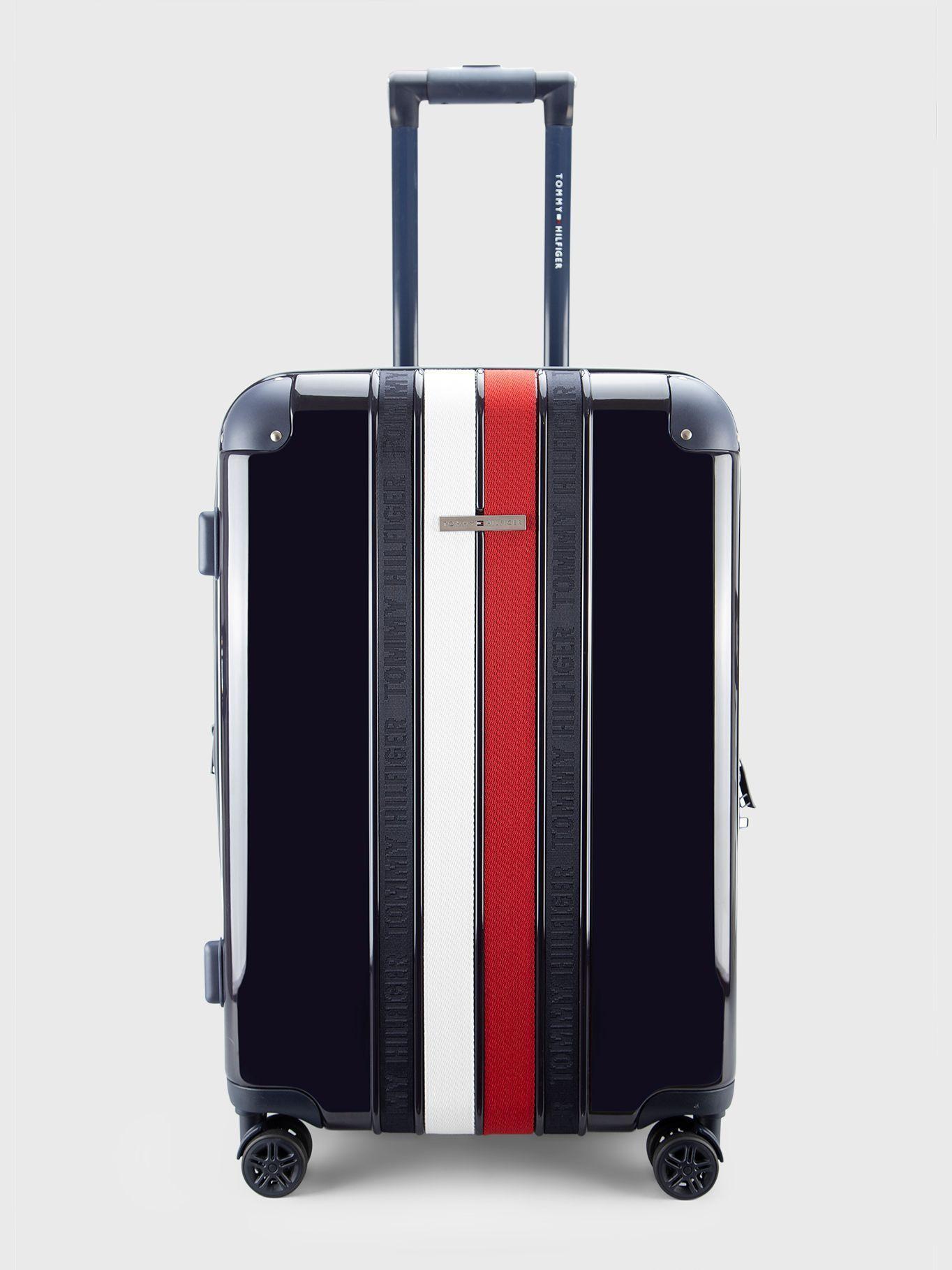 Maleta Global Stripe 24" Azul Tommy Hilfiger-0