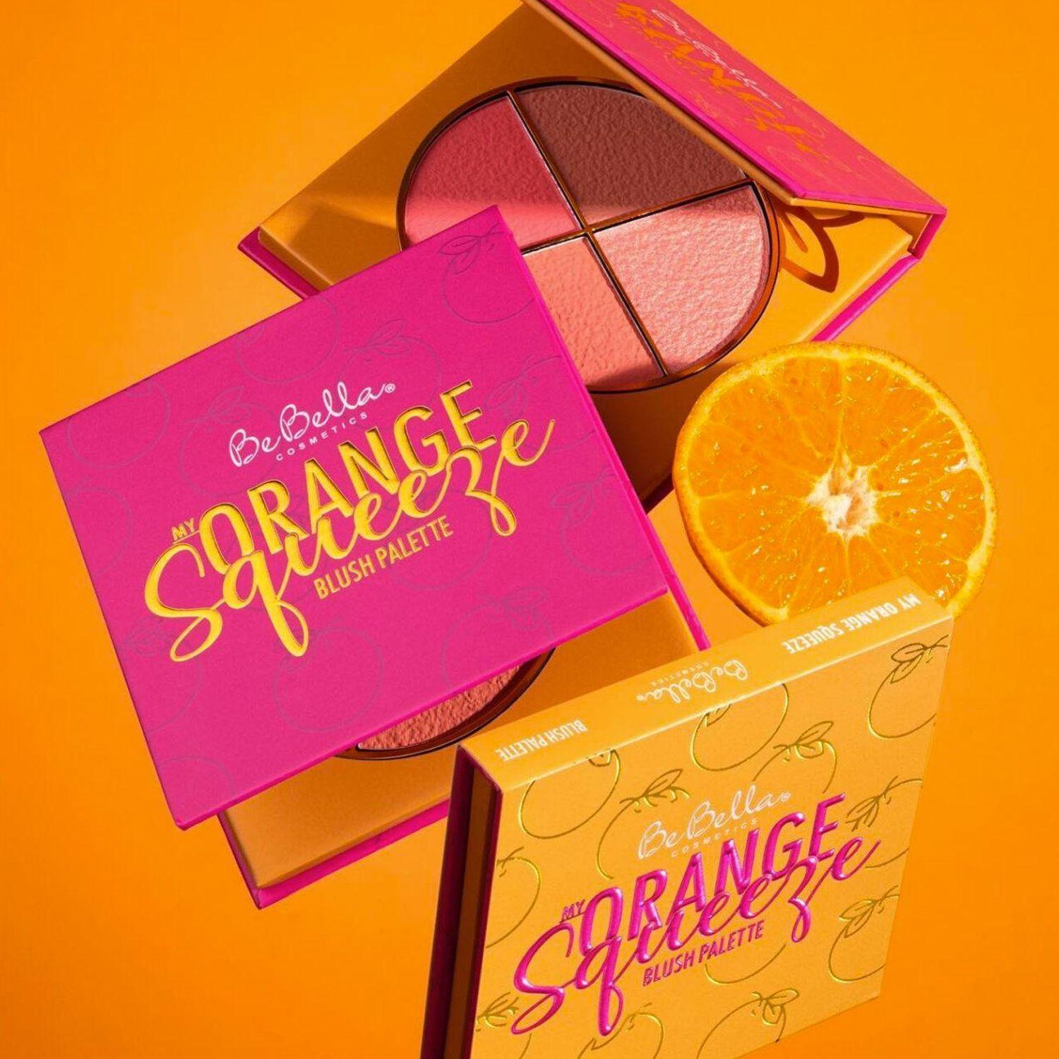 Paleta de Rubor "My Orange Squeeze" BeBella Cosmetics-4