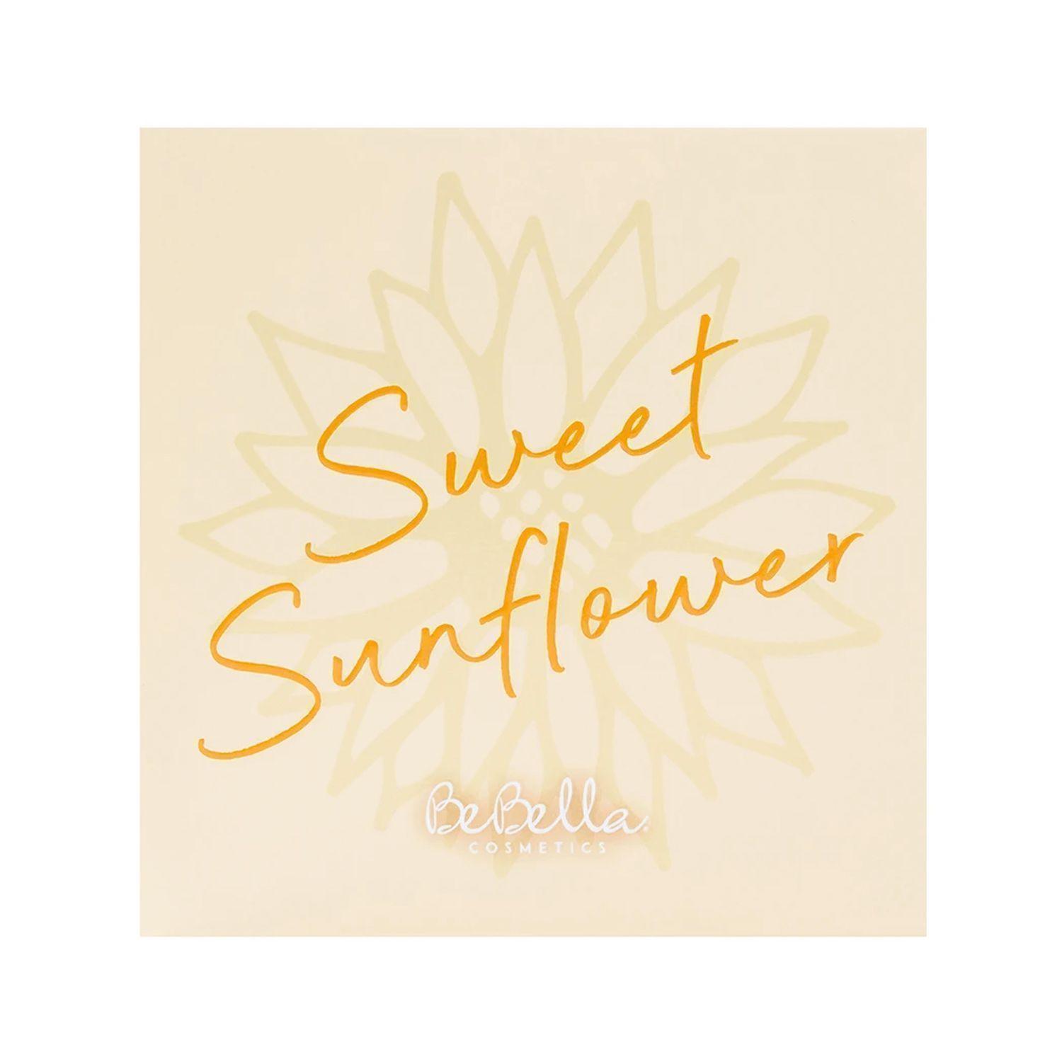 Pack Paleta De Sombras Sweet Sunflower De BeBella Cosmetics + Set 12 Brochas Holo Fun y Estuche Beauty Creations-2