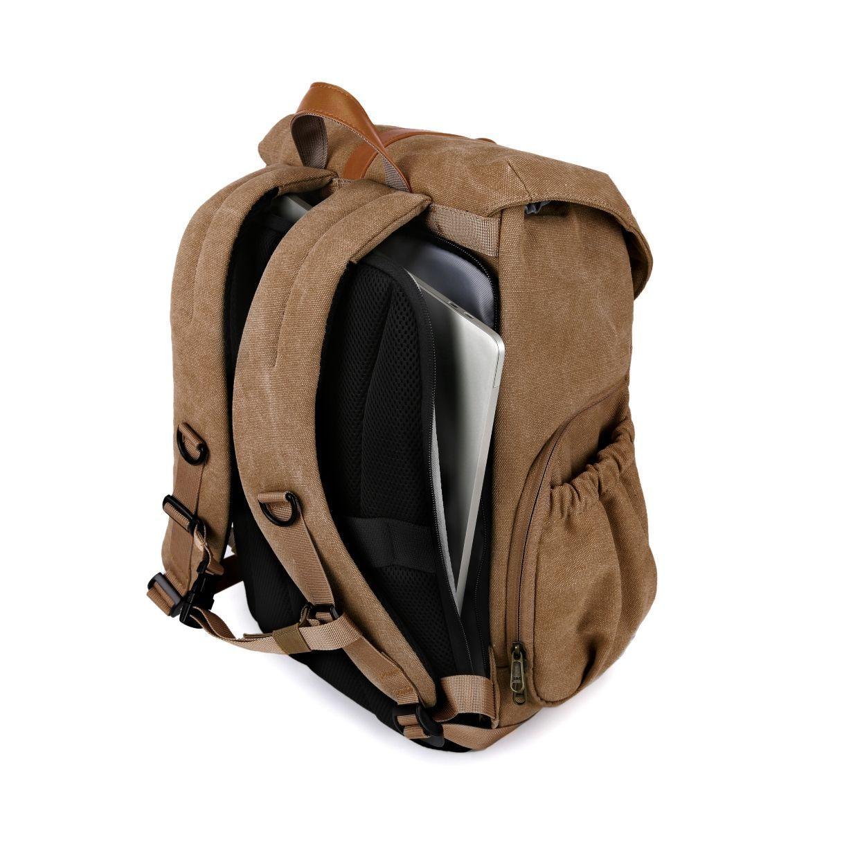 Bagsmart - Mochila para Cámara Anniston- Caqui-3