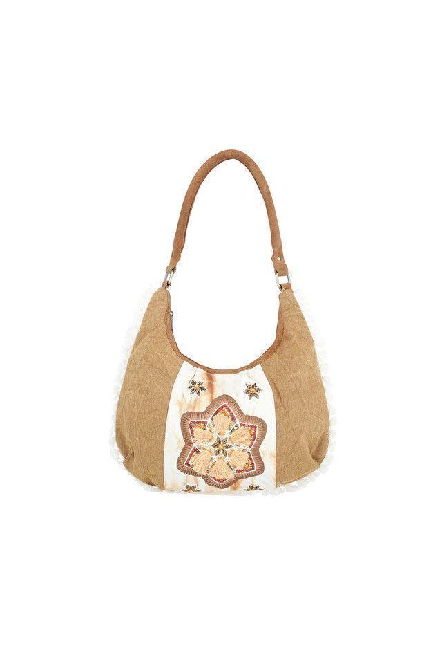 Cartera Hombro Beige Trigal Carmen Humana-0