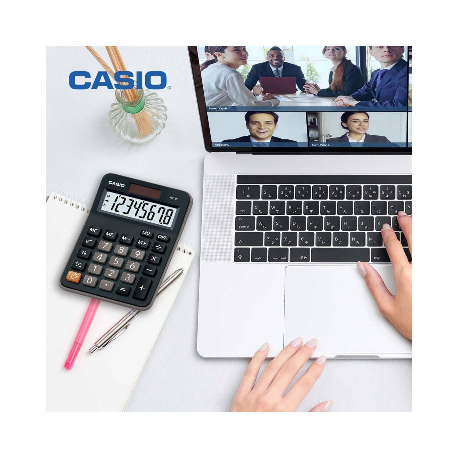 Calculadora De Escritorio 8 Digitos Negro-2