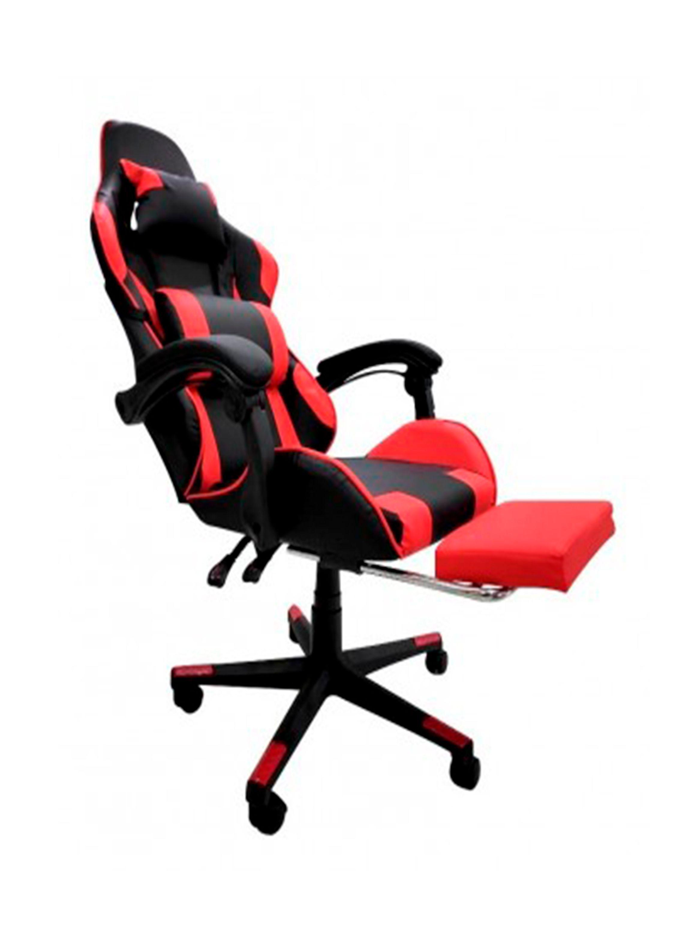 Silla gamer reclinable con cojin masajeador-2