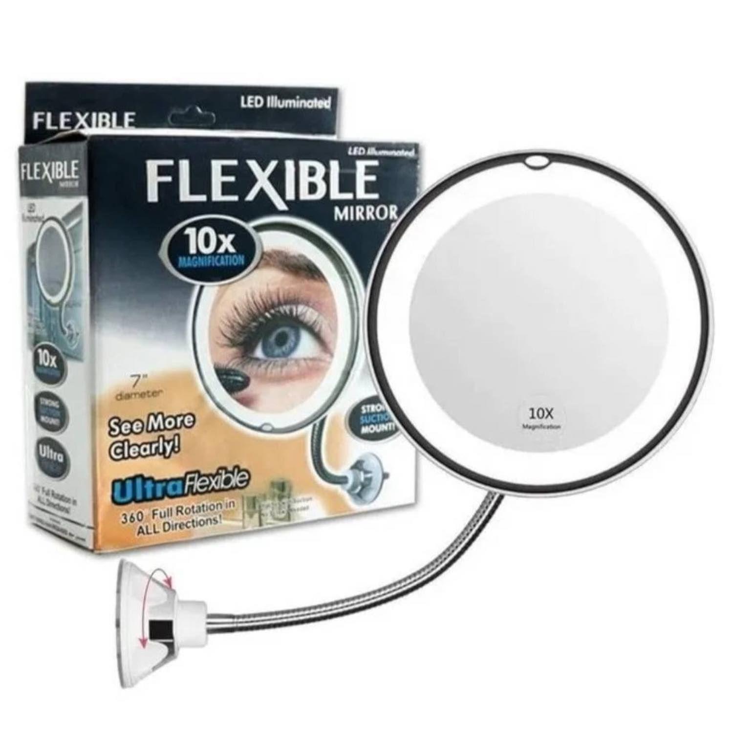 ESPEJO FLEXIBLE CON SUCCION 10X-4