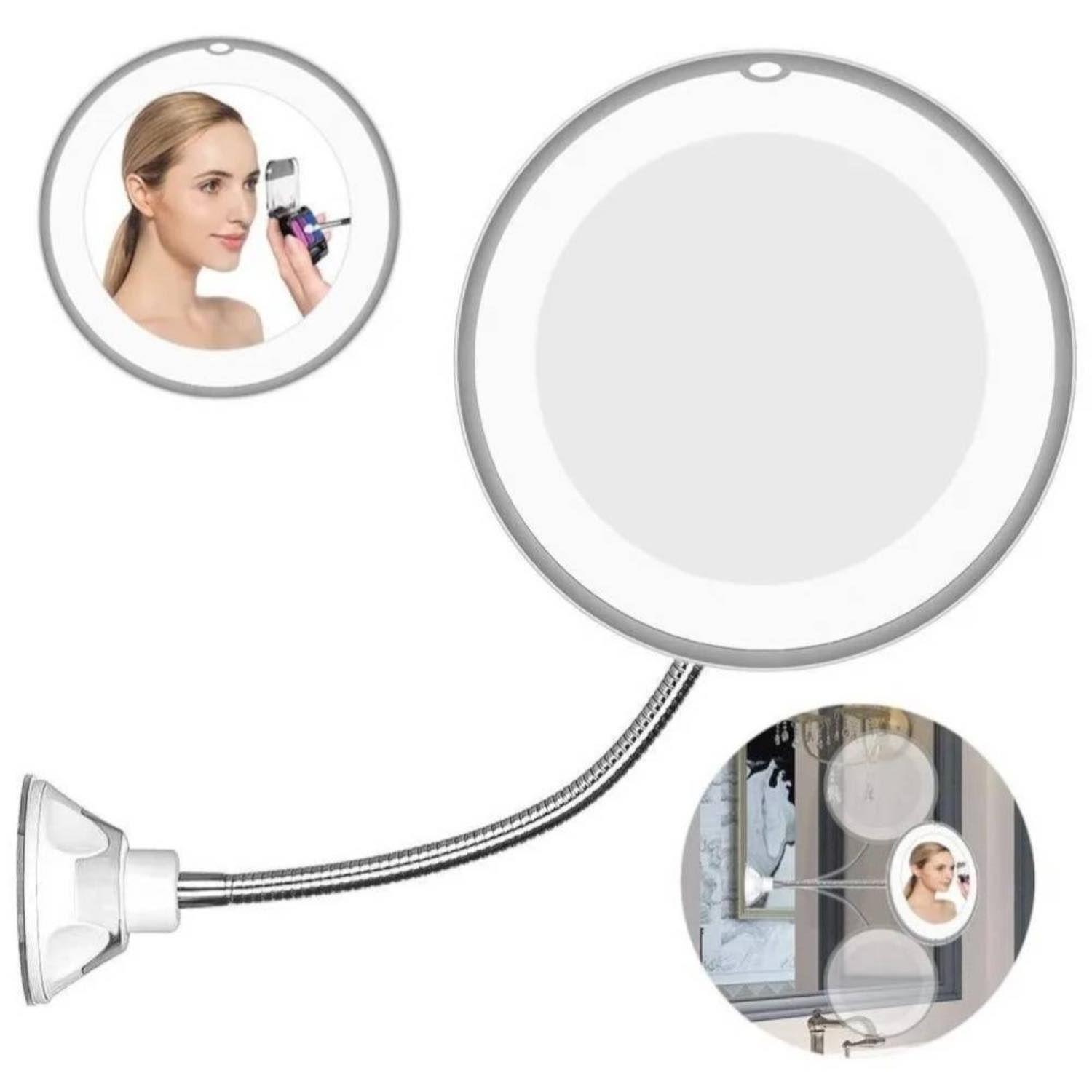 ESPEJO FLEXIBLE CON SUCCION 10X-2