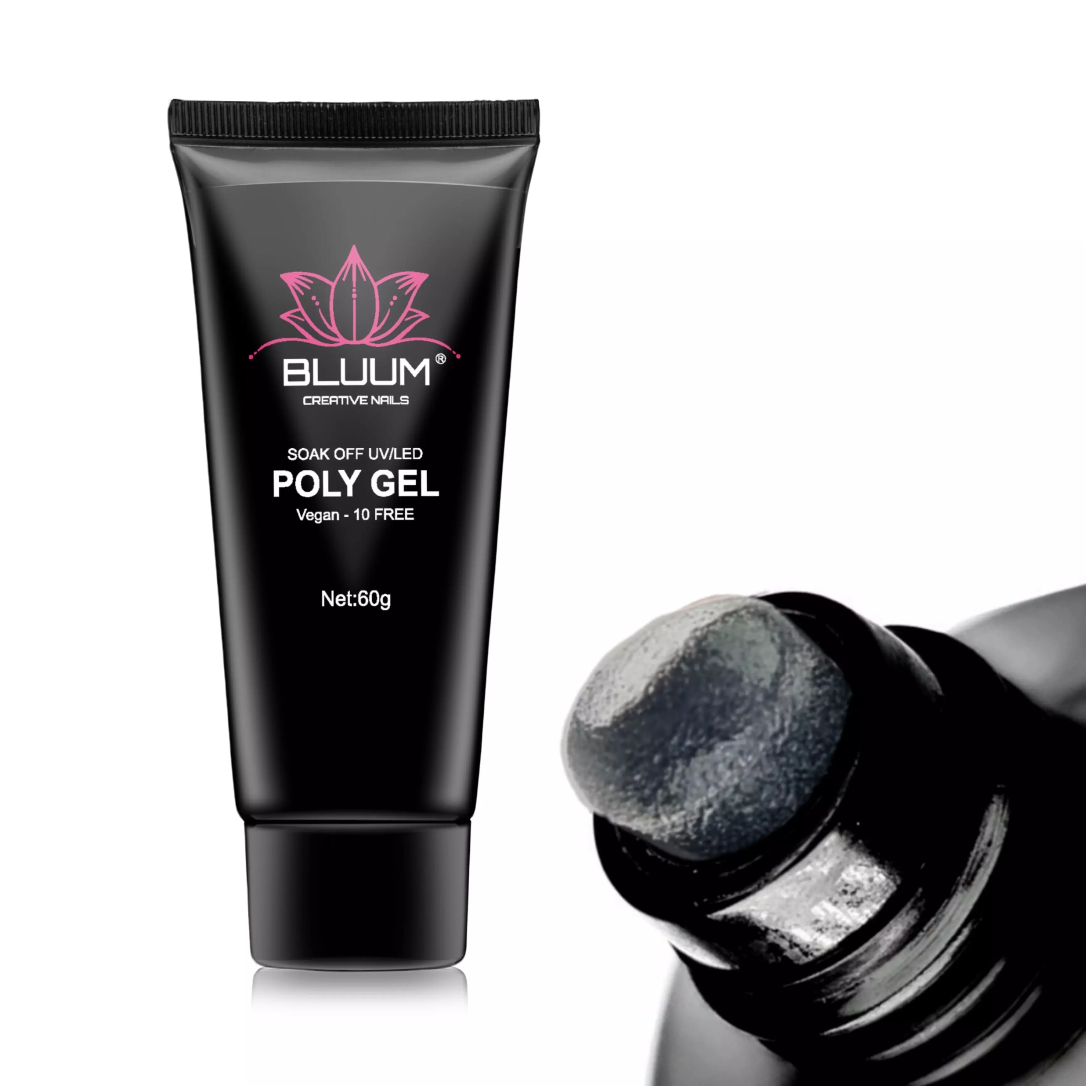 Polygel Transparente Clear 01 60gr- Gel Para Uñas-0
