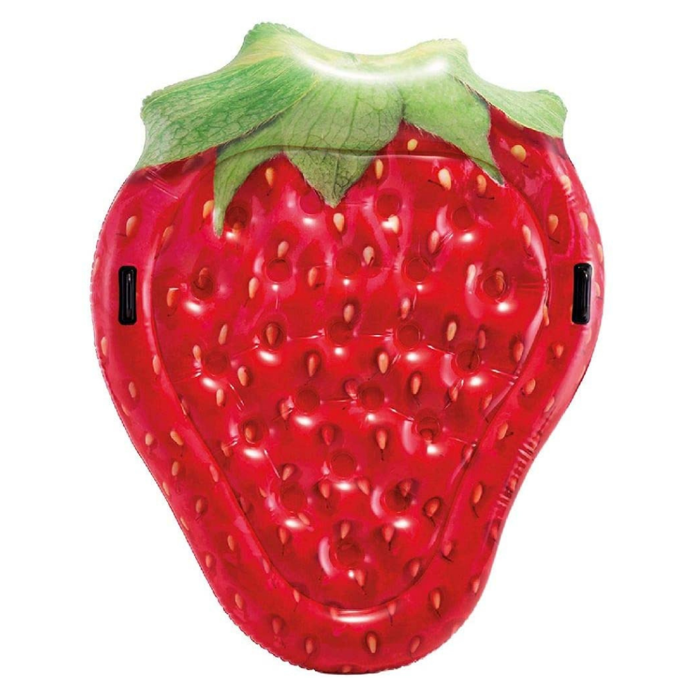 Flotador Inflable Frutilla 160x132x25 Cm-0