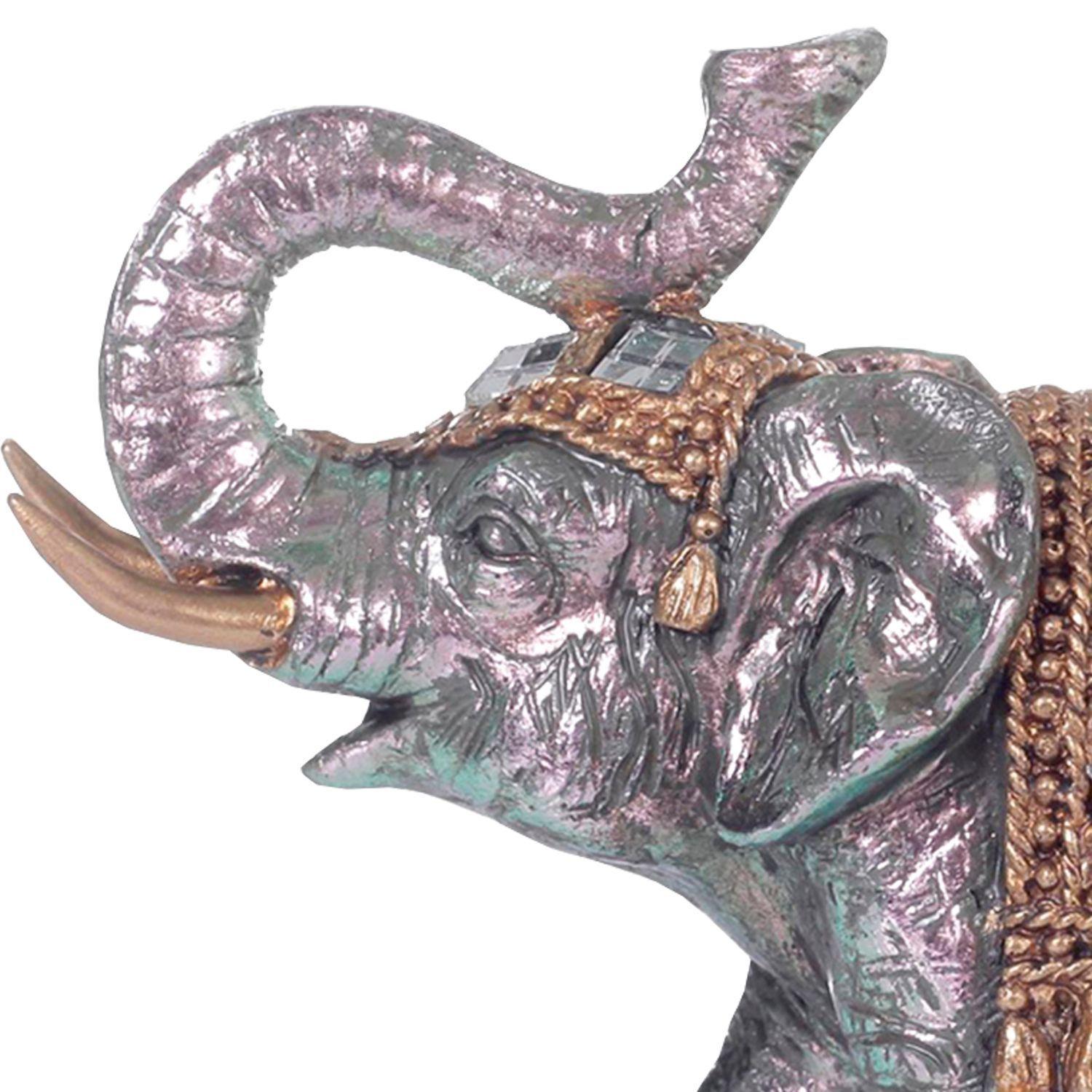 Figura Decorativa Elefante Agra-2