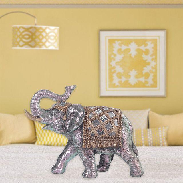 Figura Decorativa Elefante Agra-3