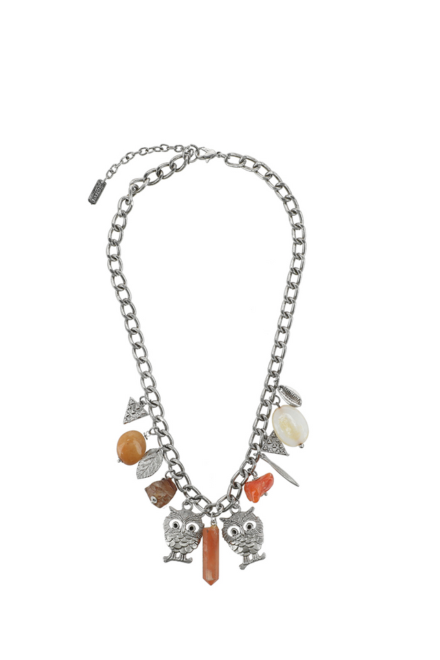Collar Corto Plateado Trigal Treasures Humana-0