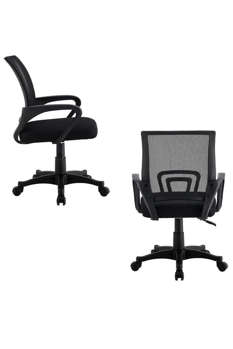 Silla de Oficina Ajustable Comfort Plus Negro-3