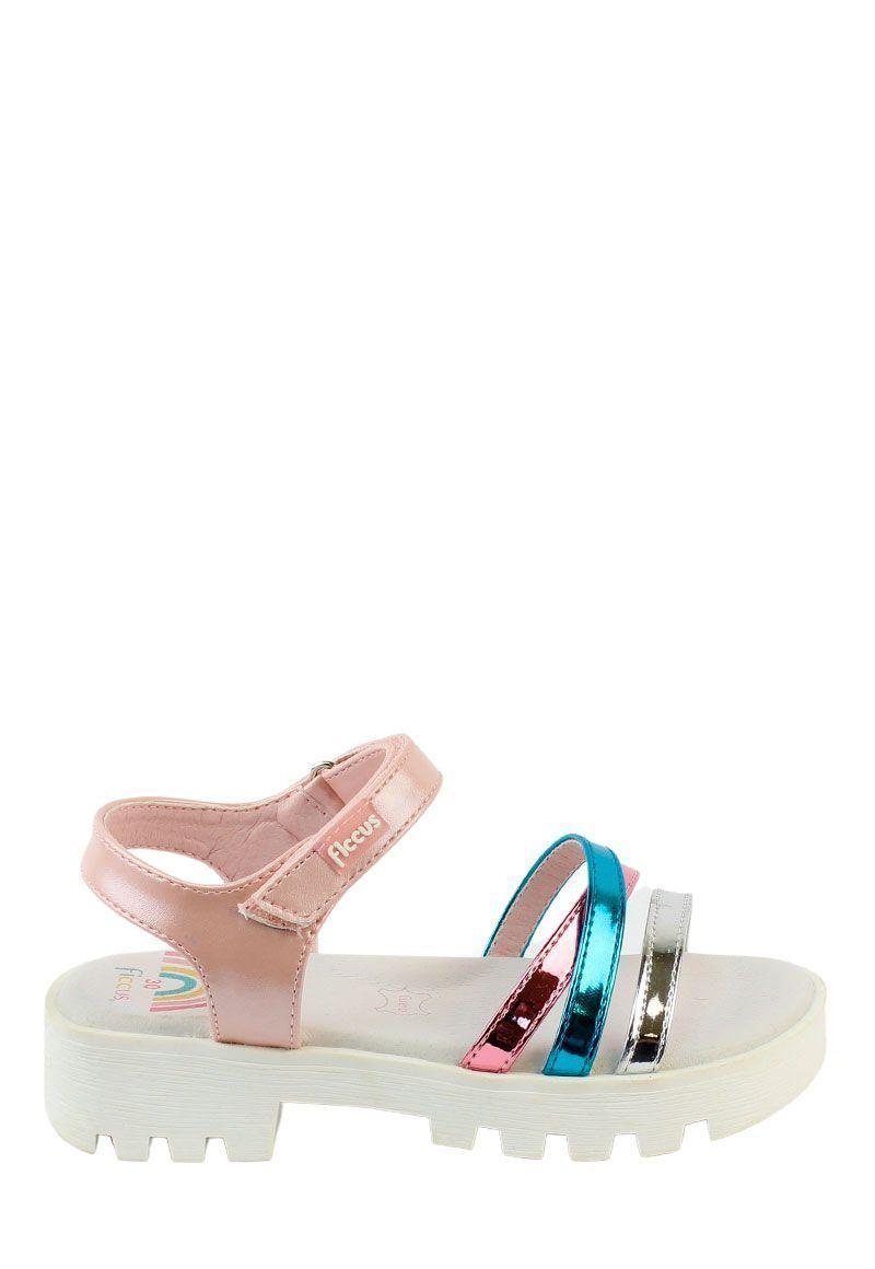 Sandalia Abierta Velcro A Correr Niña Ficcus-0