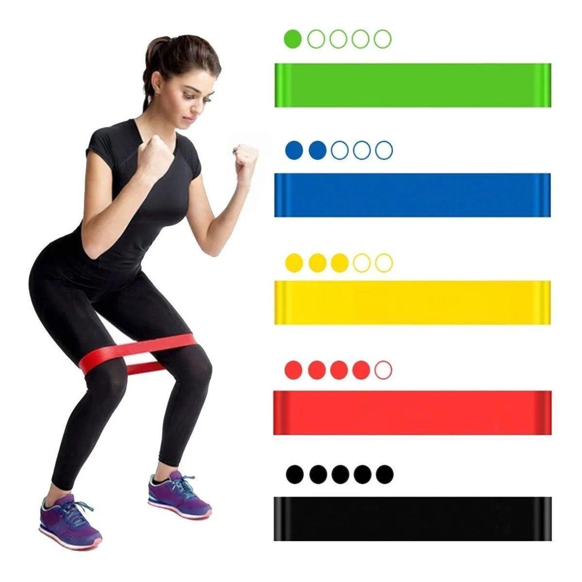 Ligas Ejercicio De Resistencia Banda Elastica Kit-3