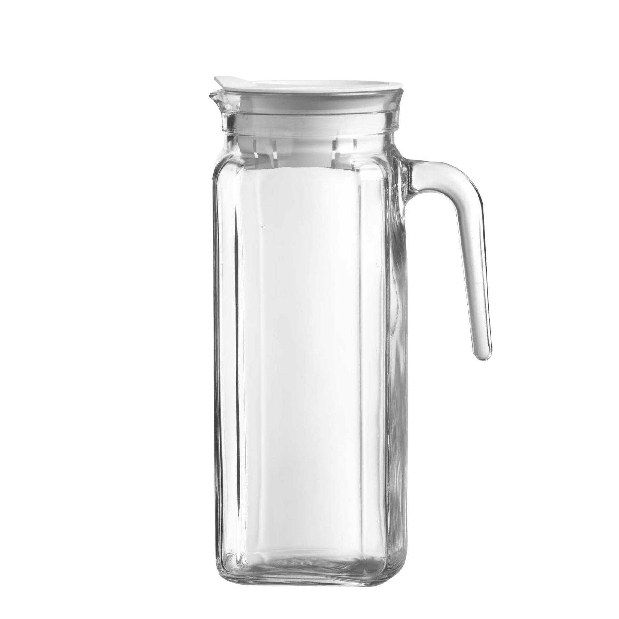 Jarro Rivoli con tapa X12 unidades de 1 Litro-1