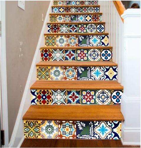Azulejo Autoadhesivo Decorativo 15x15 Talavera-3