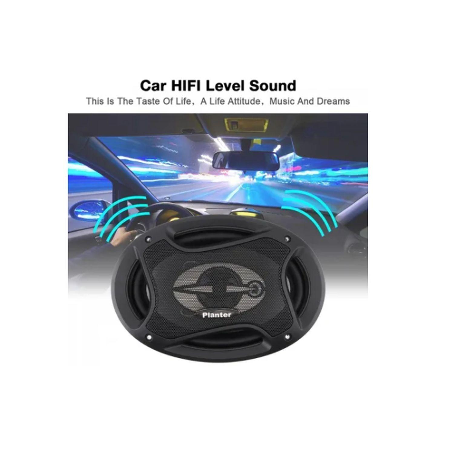 Kit 2 Parlantes Auto 6x9 Ovalados 1000w Coaxial 3 Vías Hifi-4