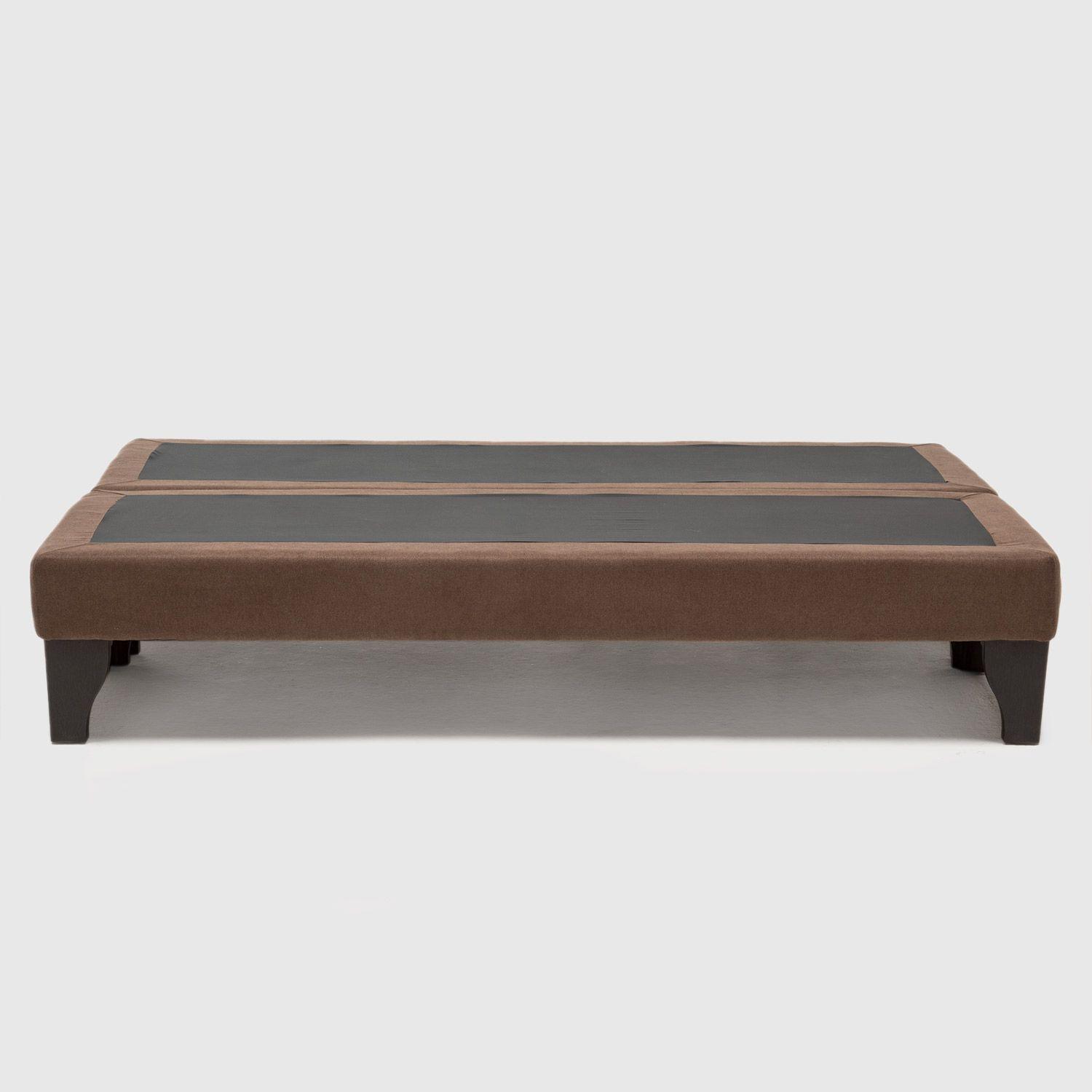 Base Cama Europea Max 2 Plaza Chocolate-2