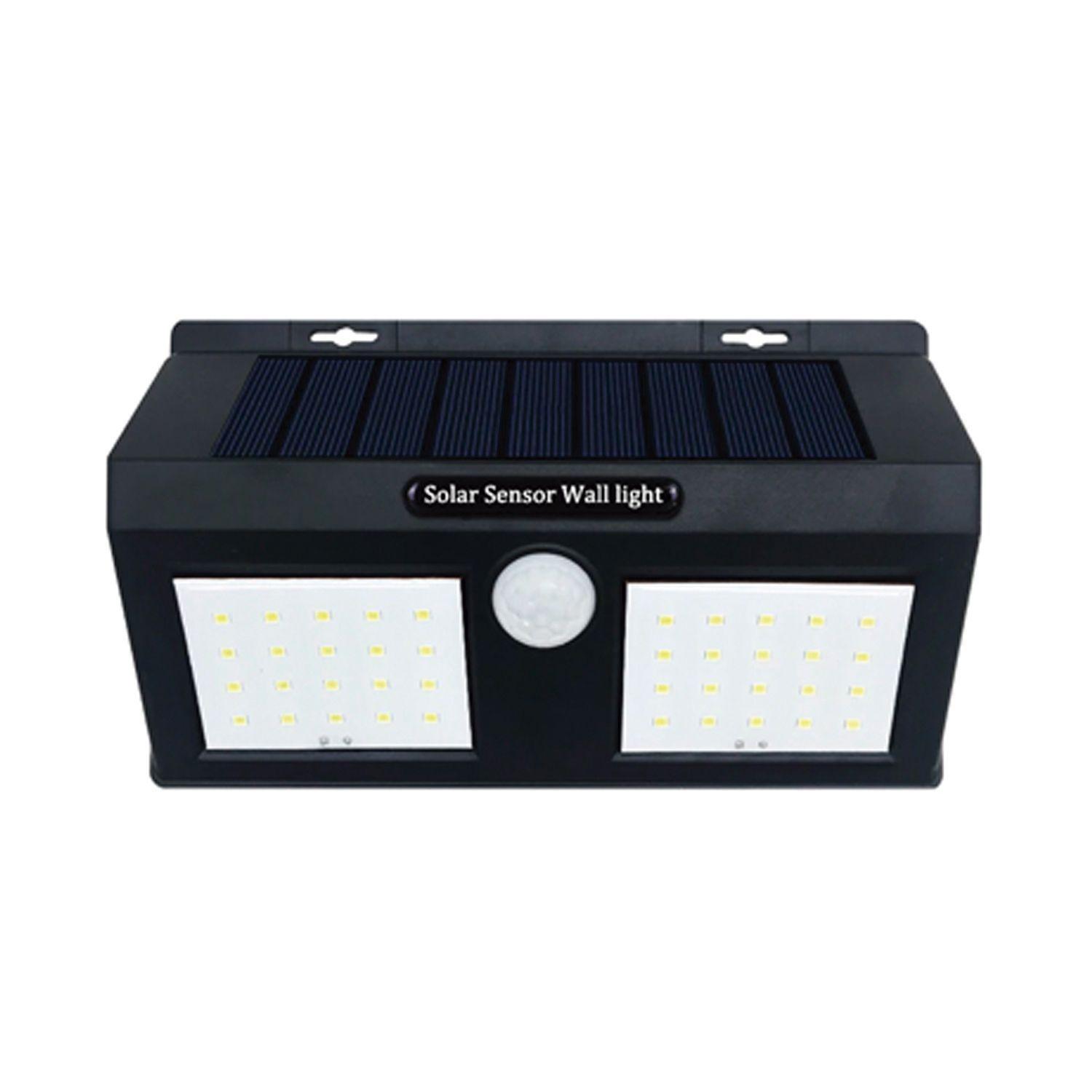 Foco Solar Exterior LED Con Sensor 8W Luz Fría-0