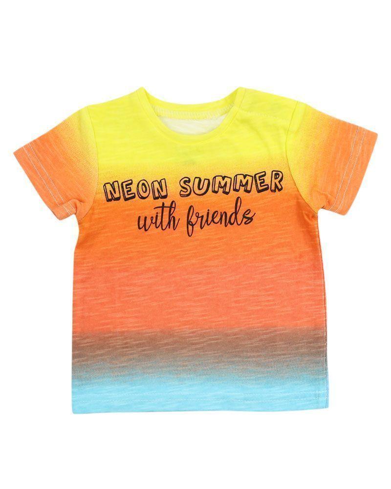 Polera Newborn BO Estampada Neon Summer Ficcus-0