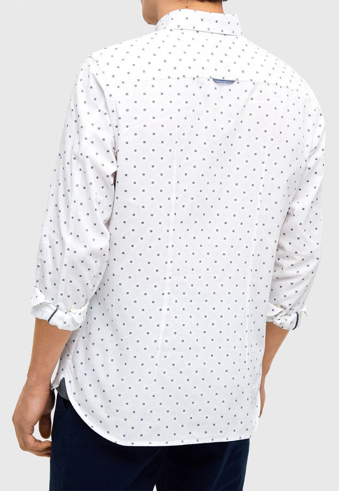 Camisa Casual Beacher Blanca-1
