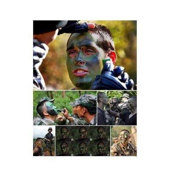 Set 3 Pintura Camuflaje Cara Mimetismo Militar Airsoft-4