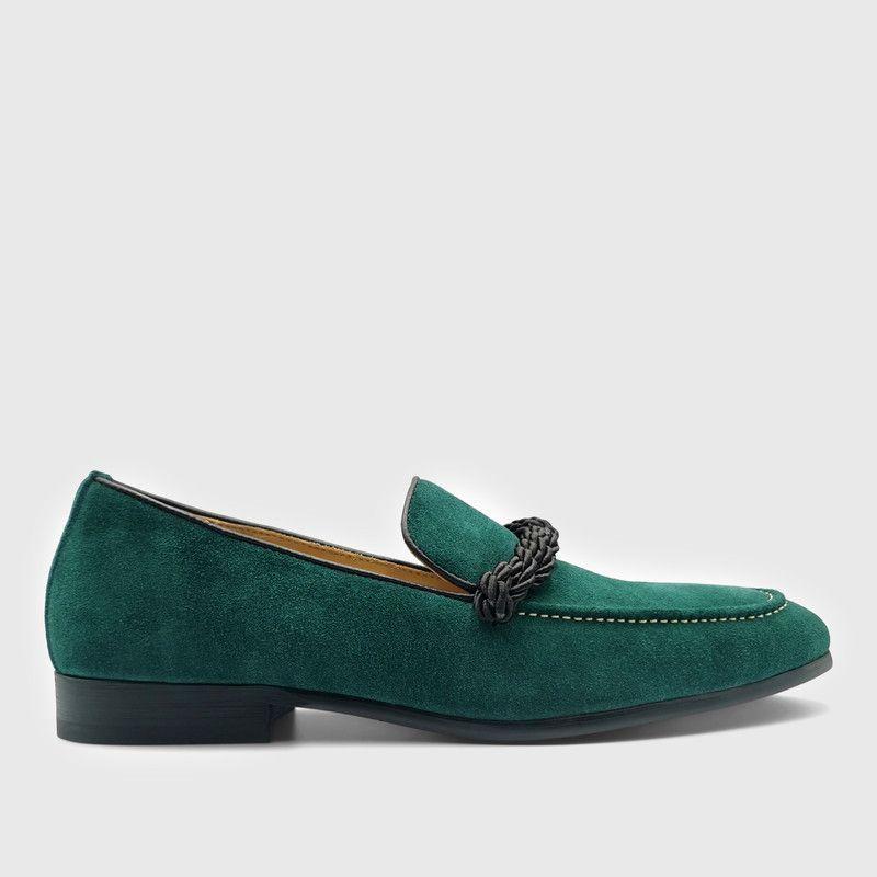Mocasín Templarios Franco Verde Hombre-0