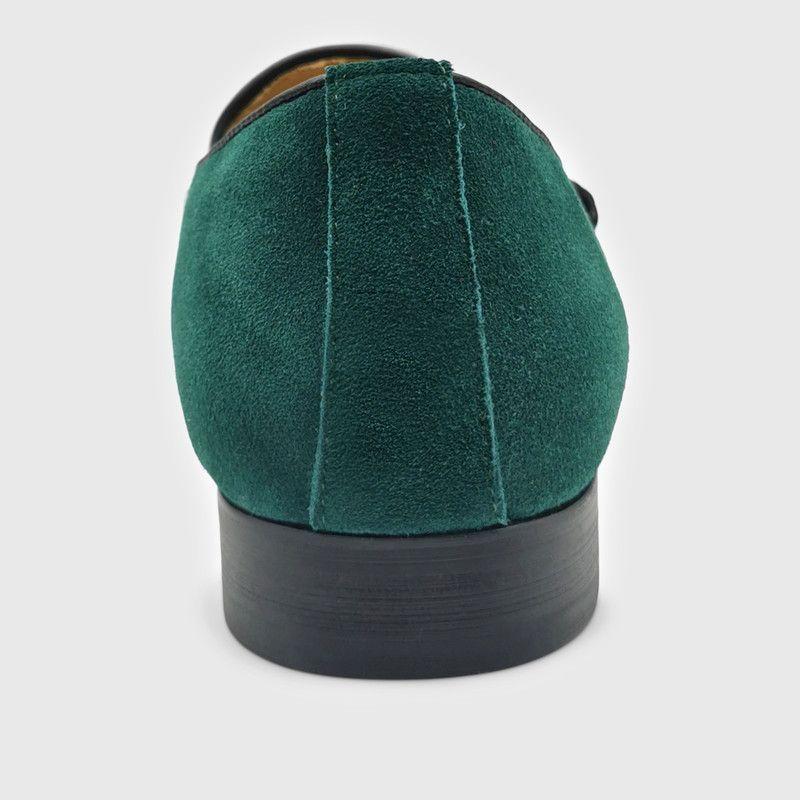 Mocasín Templarios Franco Verde Hombre-4