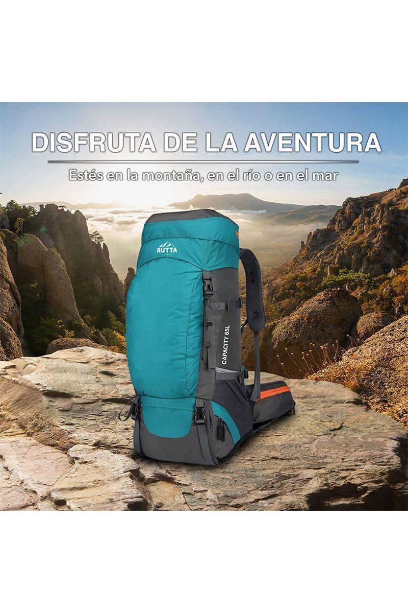 Mochila Outdoor 65 Litros Verde-4