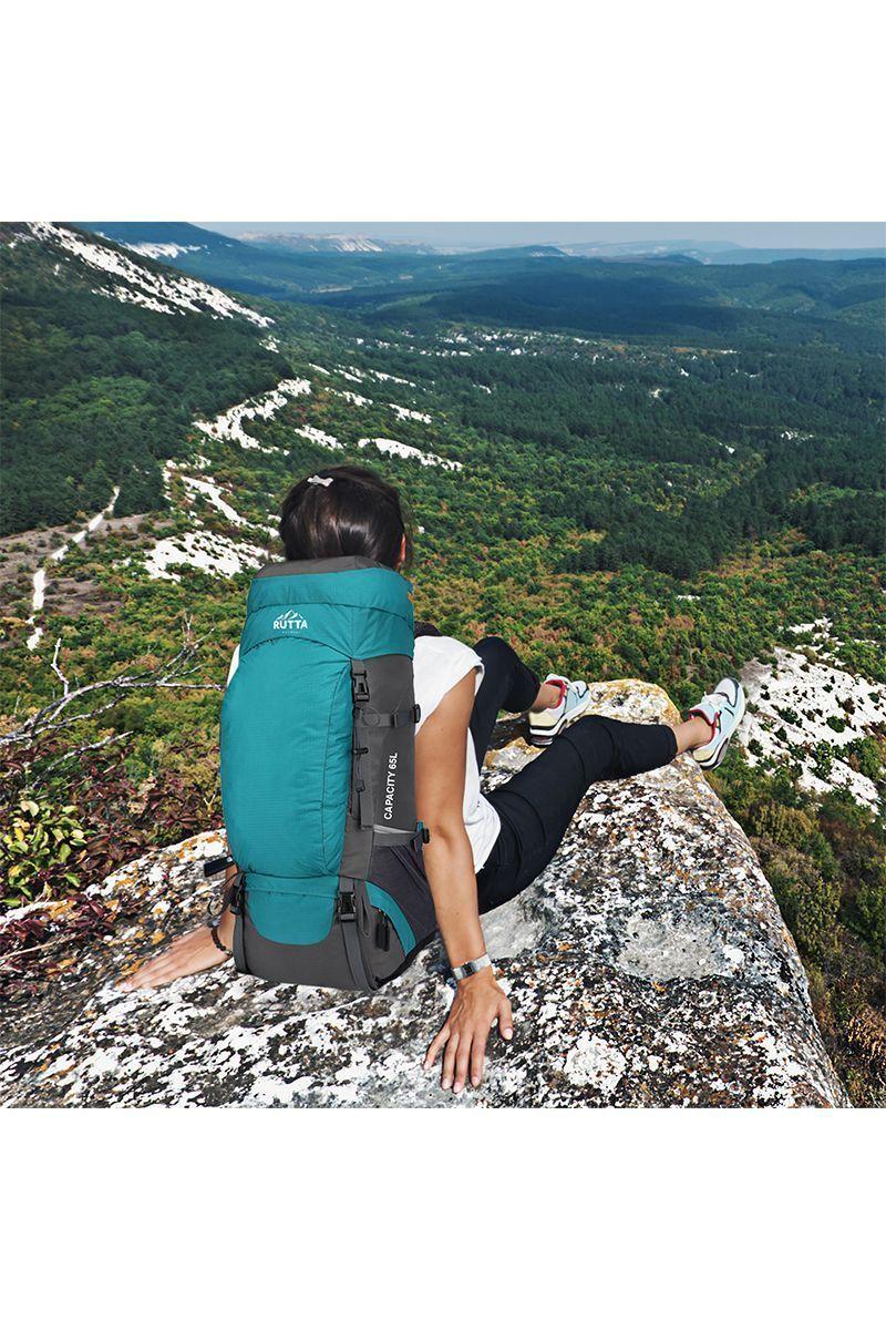 Mochila Outdoor 65 Litros Verde-1